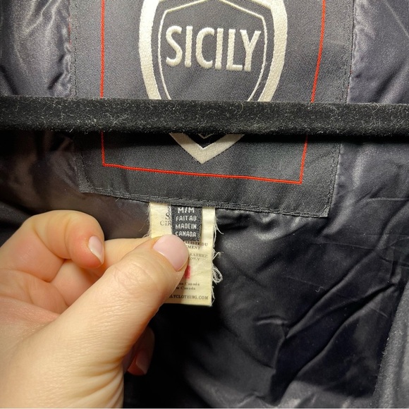 Sicily women's Black Real fur trim A line winter snow cold weather jacket in M - Picture 9 of 14